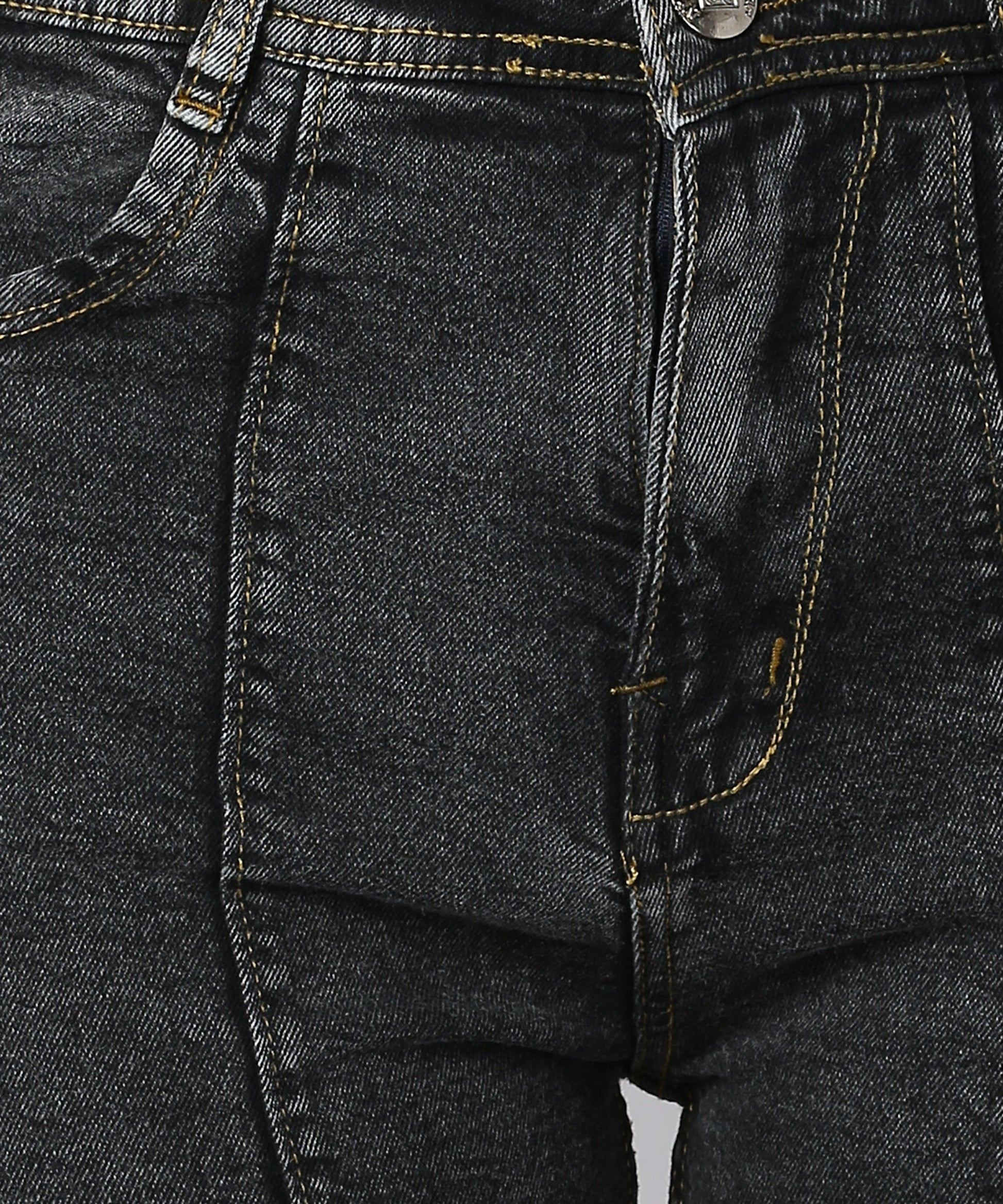 High Waist Bell Bottom Black Jeans - NiftyJeans