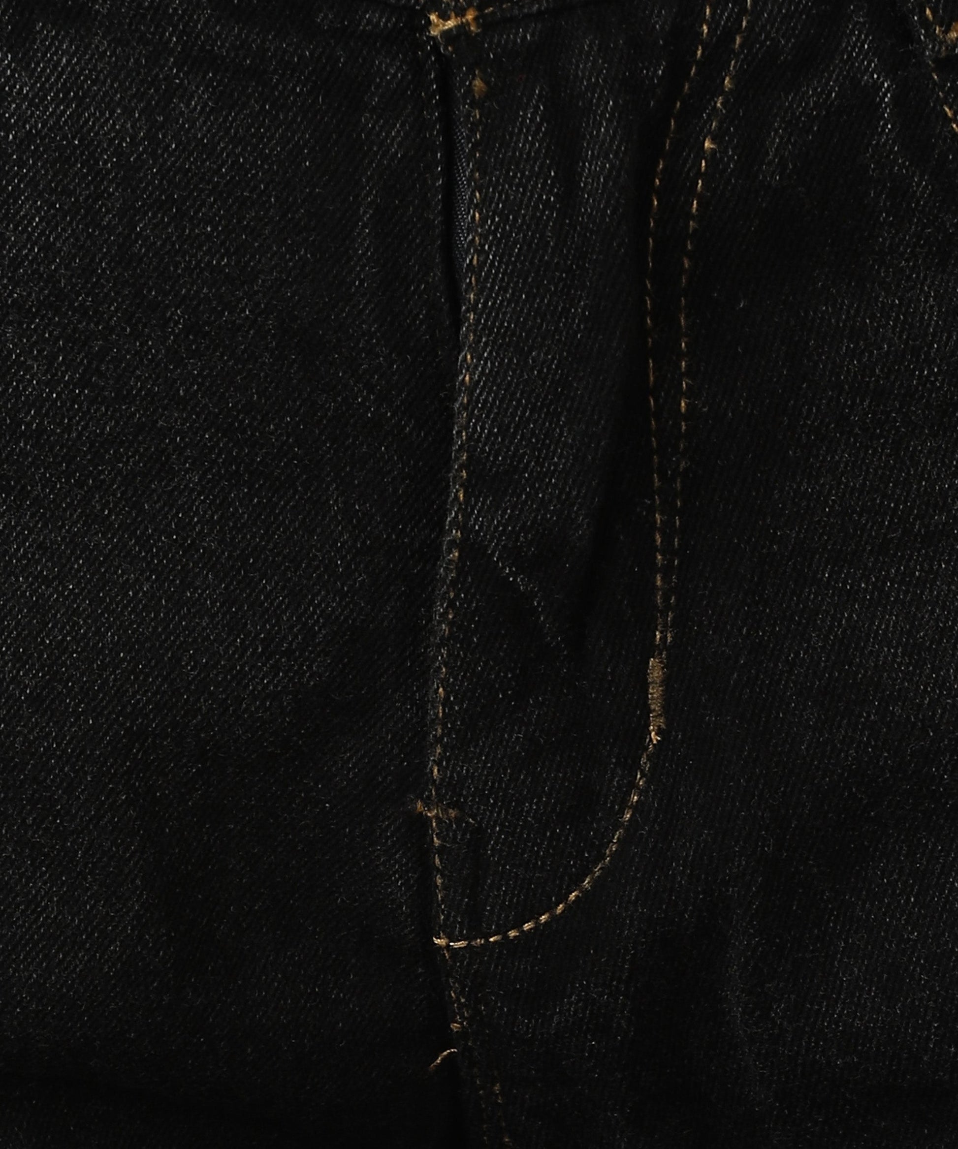 Relaxed Fit Distressed Black Jeans - NiftyJeans