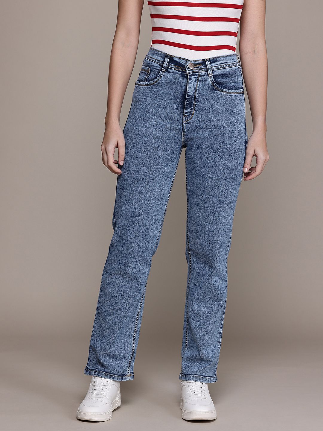 Denim Stretchable Straight Fit Jeans