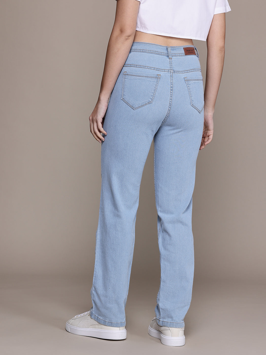 Denim Stretchable Straight Fit Jeans