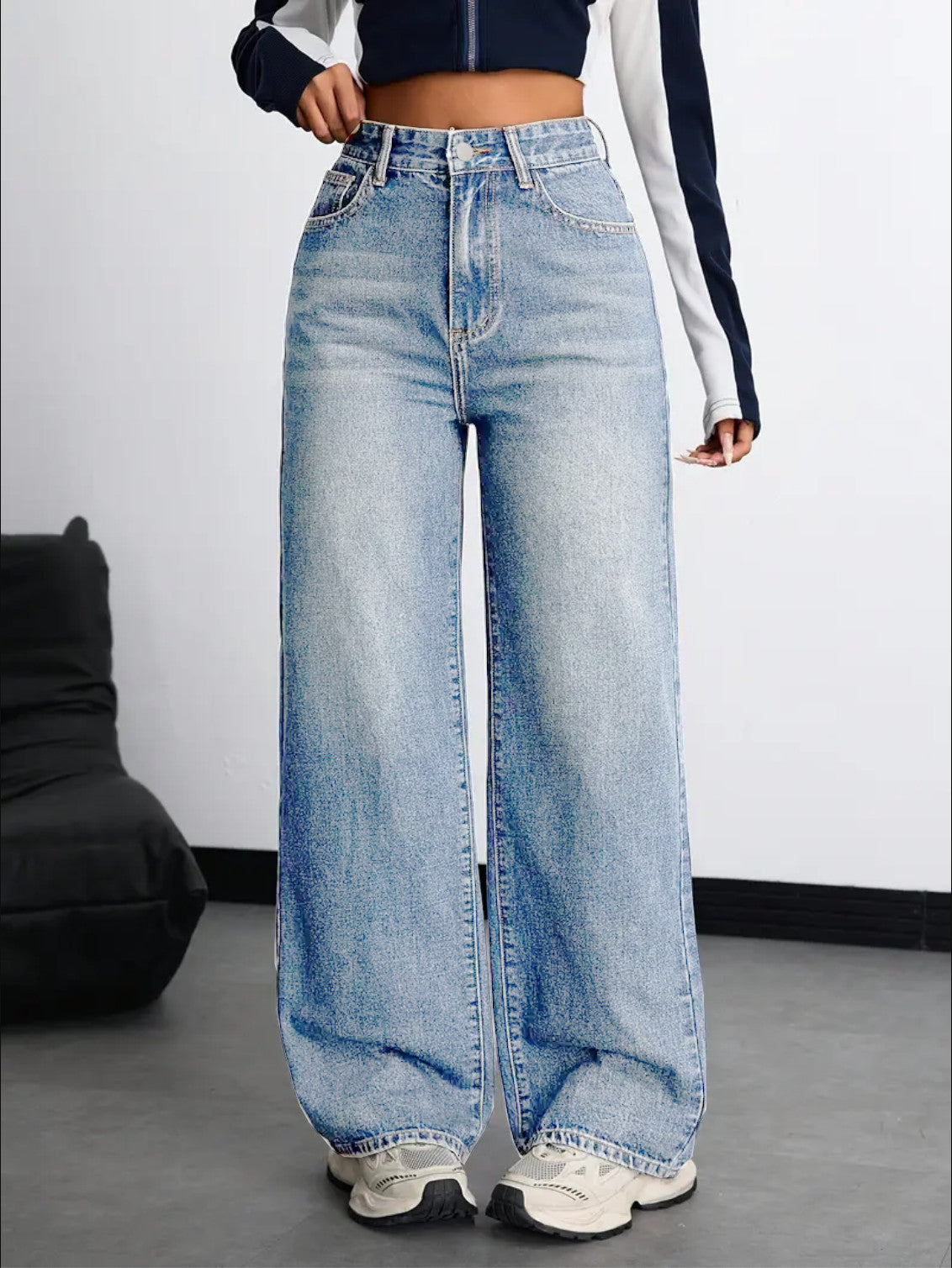 Denim Stretchable Baggy Fit Jeans