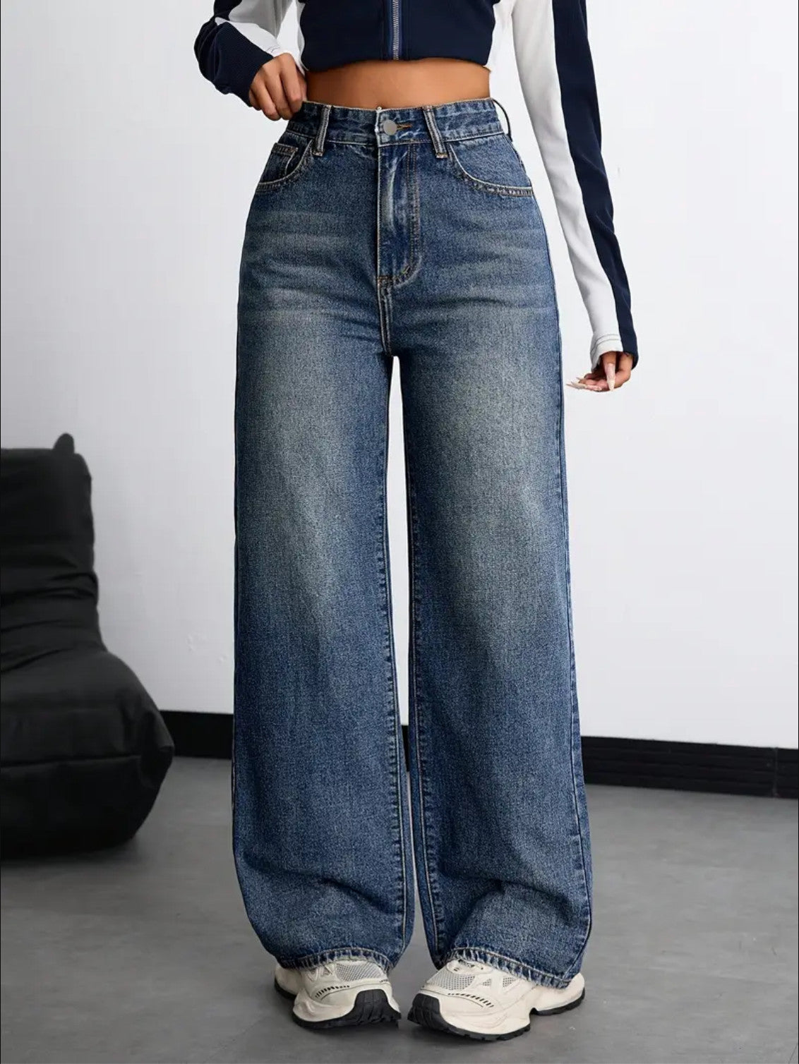 Denim Stretchable Baggy Fit Jeans