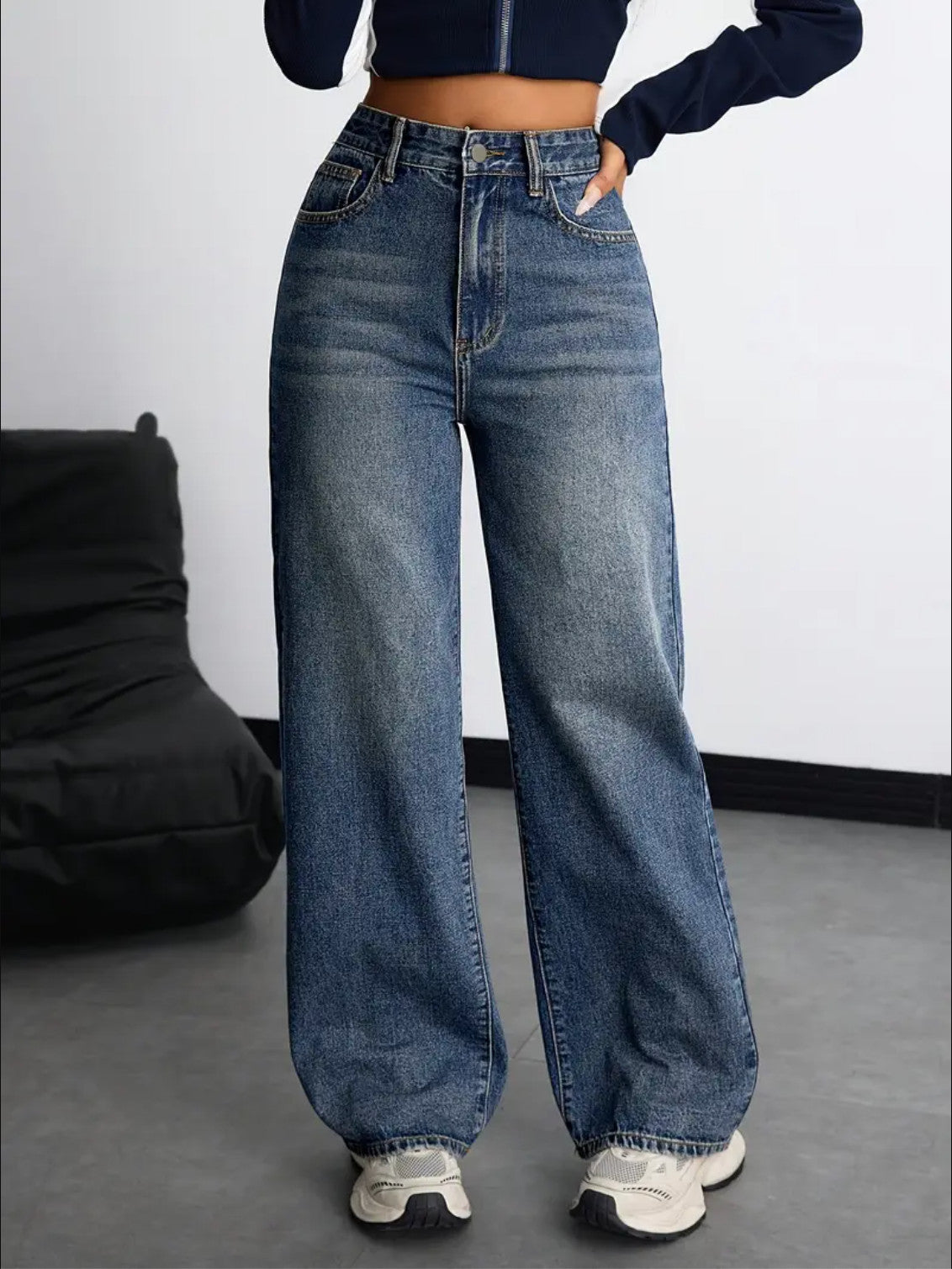 Denim Stretchable Baggy Fit Jeans