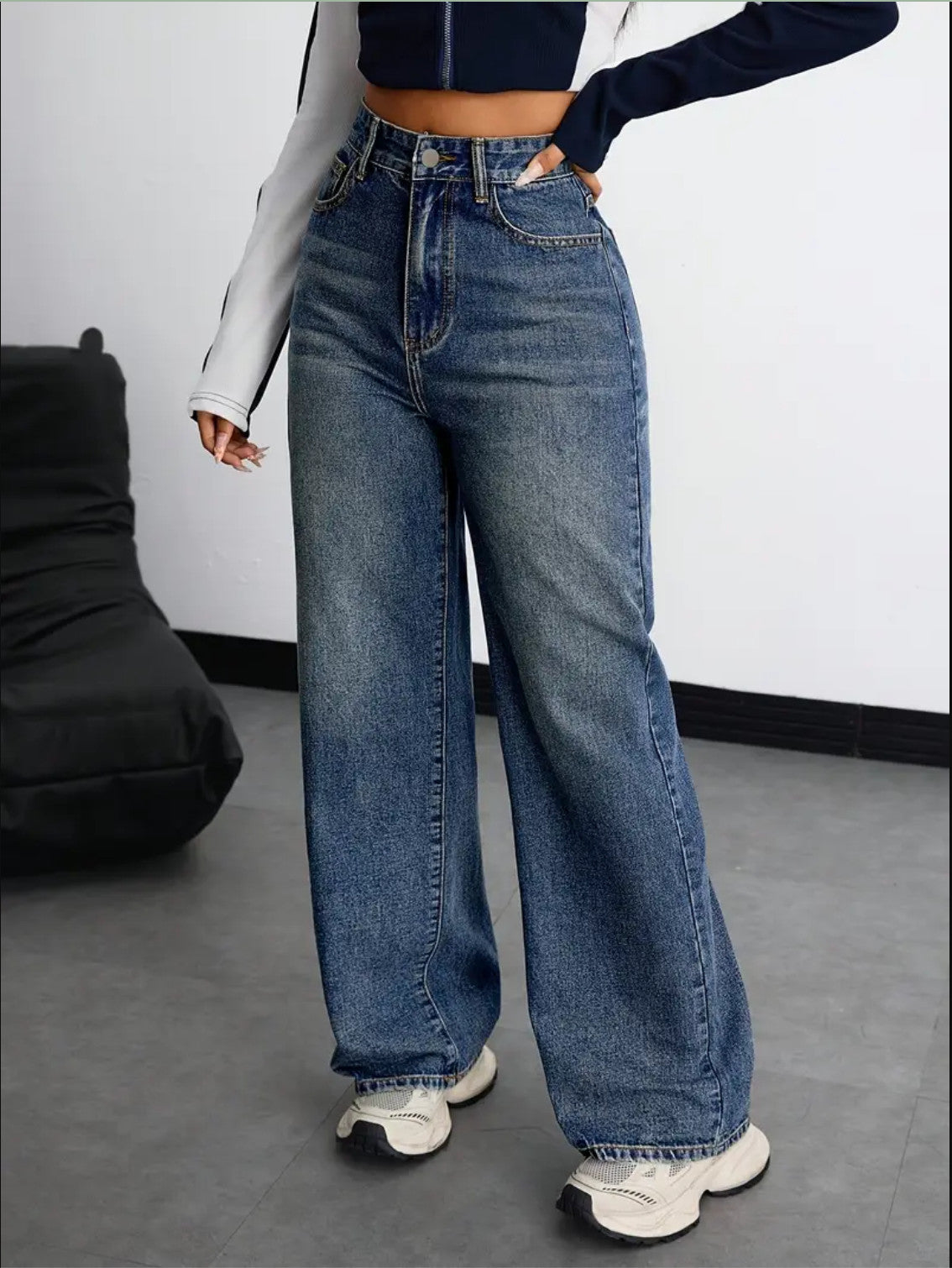 Denim Stretchable Baggy Fit Jeans