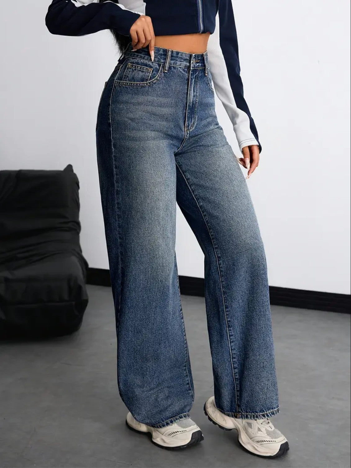 Denim Stretchable Baggy Fit Jeans