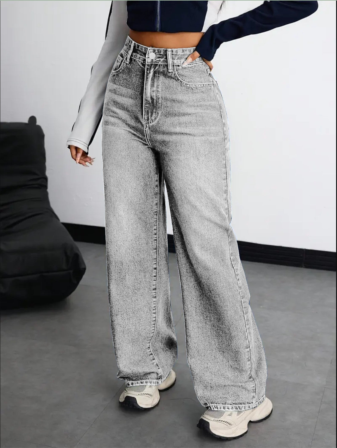 Denim Stretchable Baggy Fit Jeans