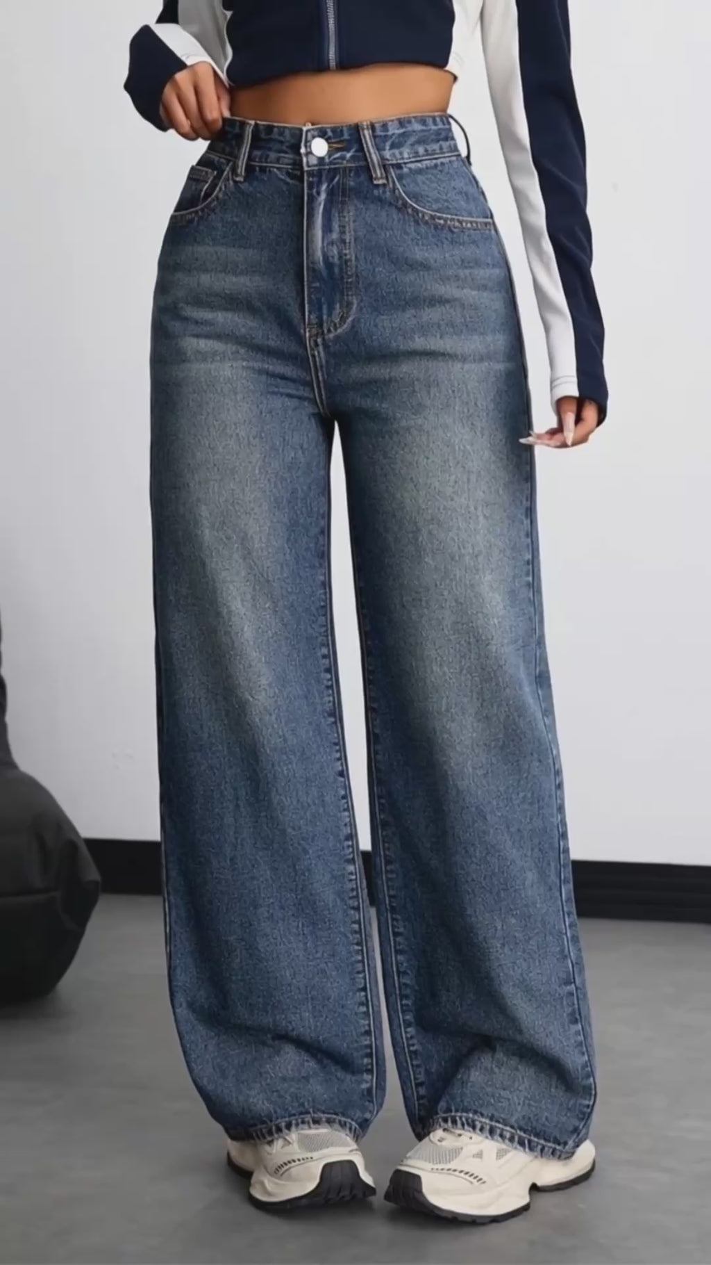 Denim Stretchable Baggy Fit Jeans
