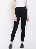 Load image into Gallery viewer, High Waist Stretchable Black Jeggings - NiftyJeans
