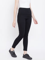 Load image into Gallery viewer, High Waist Stretchable Black Jeggings - NiftyJeans
