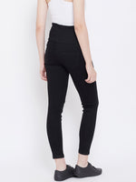 Load image into Gallery viewer, High Waist Stretchable Black Jeggings - NiftyJeans
