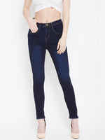 Load image into Gallery viewer, High Waist Stretchable Basic Blue Jeans - NiftyJeans
