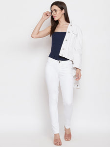A Case for White Jeans  How to wear white jeans Womens casual outfits Womens  white jeans