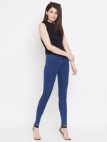 Load image into Gallery viewer, Slim Fit Stretchable Bata Blue Jeans - NiftyJeans
