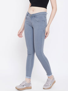 Slim Fit Stretchable Grey Jeans - NiftyJeans