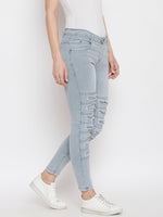 Load image into Gallery viewer, Distressed Stretchable Grey Jeans - NiftyJeans
