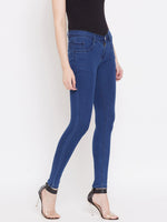 Load image into Gallery viewer, Slim Fit Stretchable Bata Blue Jeans - NiftyJeans
