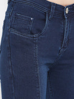 Load image into Gallery viewer, High Waist Flared Basic Blue Jeans - NiftyJeans
