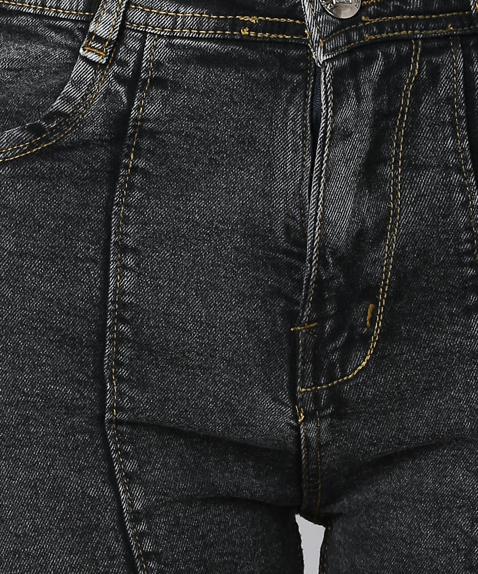 High Waist Bell Bottom Black Jeans - NiftyJeans