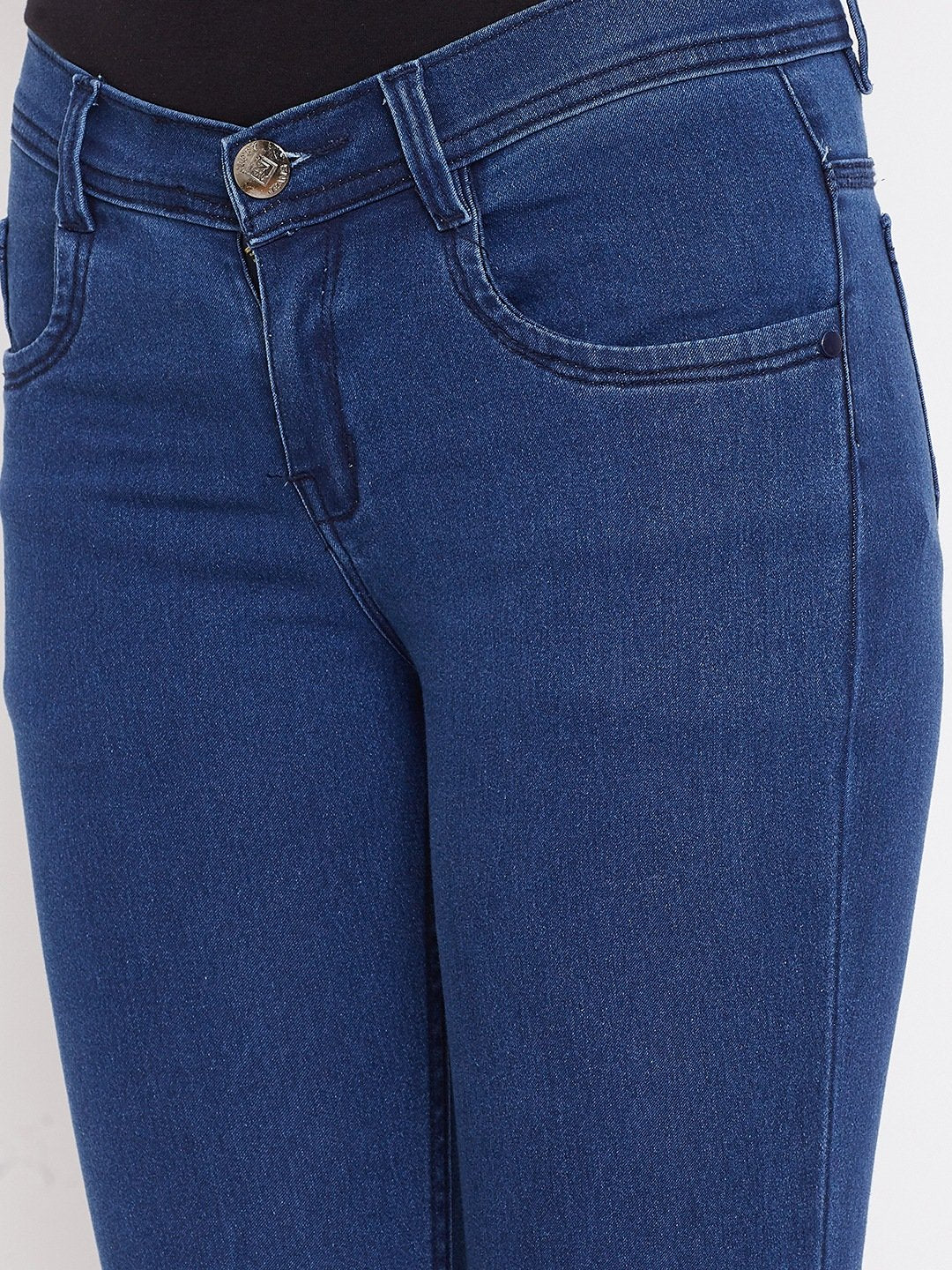 Slim Fit Stretchable Bata Blue Jeans - NiftyJeans