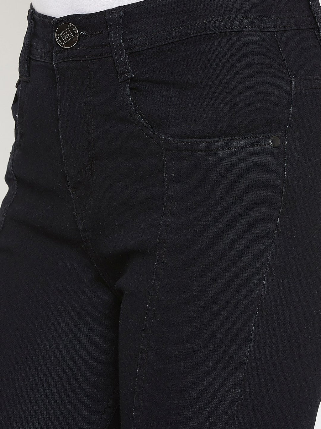 High Waist Flared Black Jeans - NiftyJeans