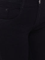 Load image into Gallery viewer, Slim Fit Stretchable Black Capris - NiftyJeans
